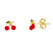 Load image into Gallery viewer, Earrings Cherry Medium Yg