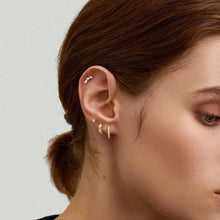 Load image into Gallery viewer, LEILANI | Triple Pear Lab Grown Diamond Single Huggie