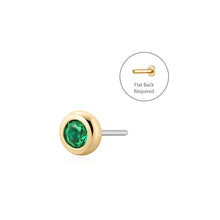 Load image into Gallery viewer, SHALOM | Lab Grown Emerald Threadless Top