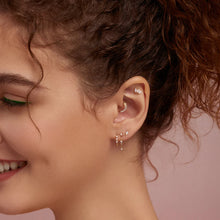 Load image into Gallery viewer, BLOOM | Triple Opal Stud Earring