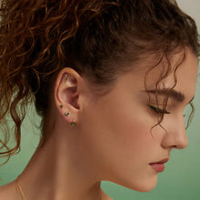 Load image into Gallery viewer, SAGE | Tsavorite Baguette Earring