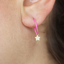 Load image into Gallery viewer, Single Earring Star Hoop