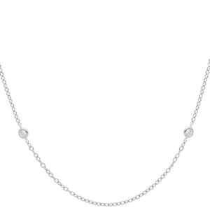 Plain Zirconia Necklace