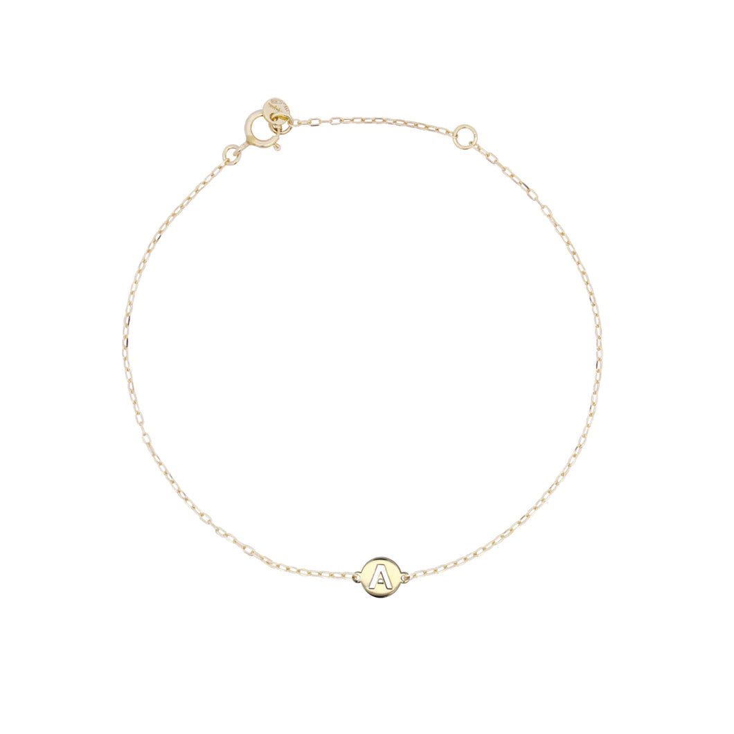 Gold Letter Bracelet