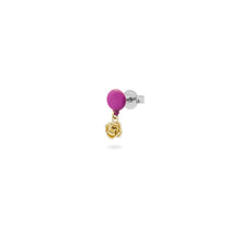 Load image into Gallery viewer, Rose Button Single Earring