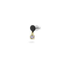 Load image into Gallery viewer, Single Diamond Lab Grown Diamonds Button Earring