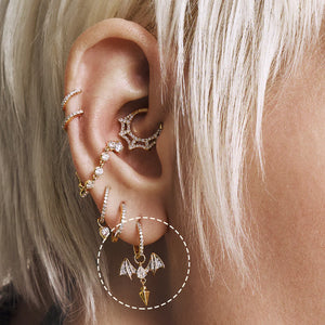 SYBILL | Lab Grown Diamond Bat Earring Charm