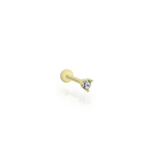 Brilliant Diamond Threaded Piercing Earring (0.07ct)