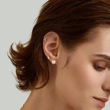 Load image into Gallery viewer, Lab Grown Diamond Cluster Flatback Stud