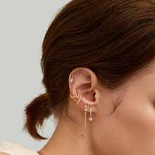 Load image into Gallery viewer, Round Lab Grown Diamond Earring Charm