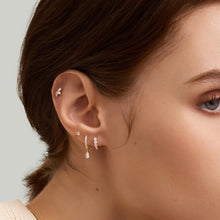 Load image into Gallery viewer, Lotus Lab Grown Diamond Flatback Stud