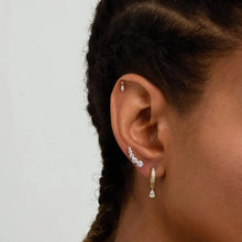 Load image into Gallery viewer, Marquise Lab Grown Diamond Threaded Charm