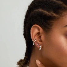 Load image into Gallery viewer, Pear Lab Grown Diamond Earring Charm