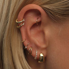 Load image into Gallery viewer, Hoffman Diamond J Piercing Earring