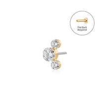 Load image into Gallery viewer, Lab Grown Diamond Cluster Threadless End