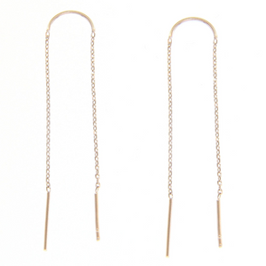 Gold Thread Earrings