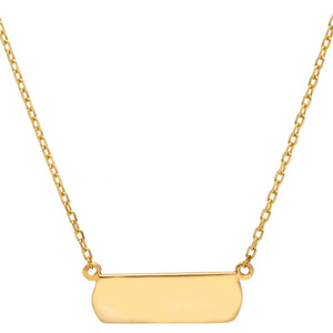 Necklace Targa Yellow gold