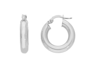 Luna Piena Yellow Gold Hoops