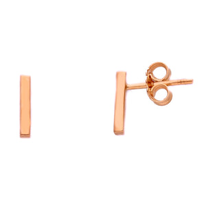 New T Bar Stud Earrings