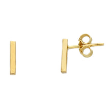 Load image into Gallery viewer, New T Bar Stud Earrings