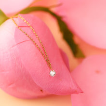 Load image into Gallery viewer, Gwen Pierced Diamond 0.20 Necklace