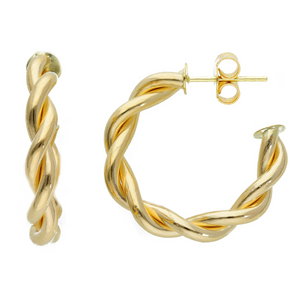 Twist Hoop Earrings