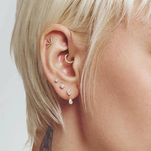 Load image into Gallery viewer, HERMIONE | Double Pear Lab Grown Diamond Threaded Flatback
