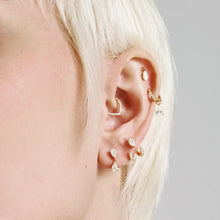 Load image into Gallery viewer, ASTORIA | Pear Lab Grown Diamond with Accents Threaded Flatback