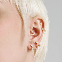 Load image into Gallery viewer, ARABELLA | Pear Lab Grown Diamond Dangle Threaded Flatback
