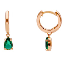 Load image into Gallery viewer, Goccia Pink Gold Huggy Earrings