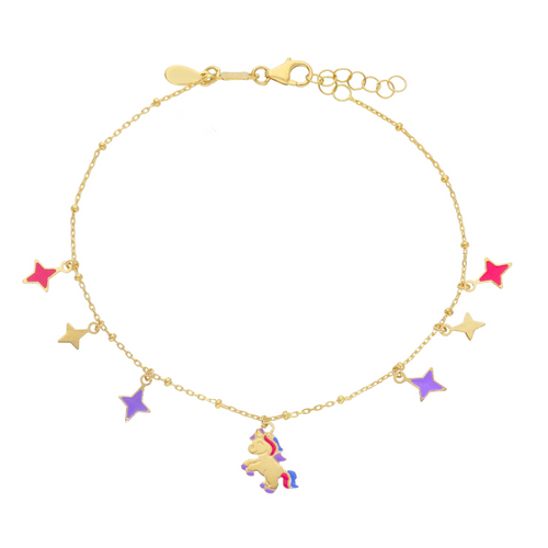 Unicorn and Stars Bracelet