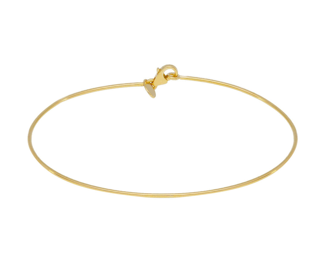 Ultralight Yellow Gold Bangle