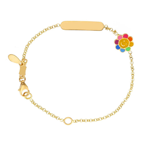 Rainbow Daisy Targa Bracelet
