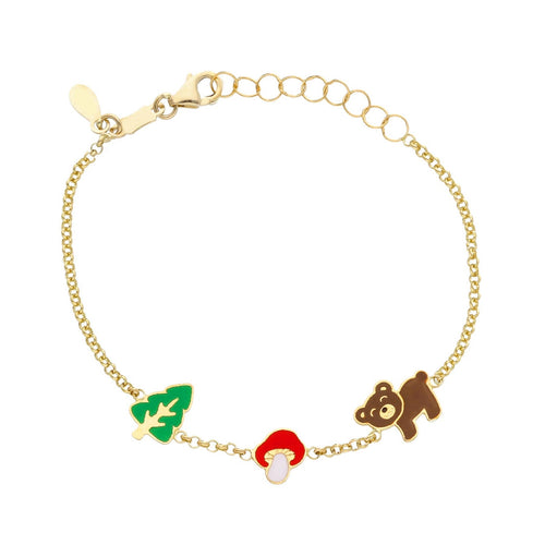 Forest Buddies Mushroom Bracelet