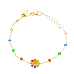 Rainbow Daisy Bracelet