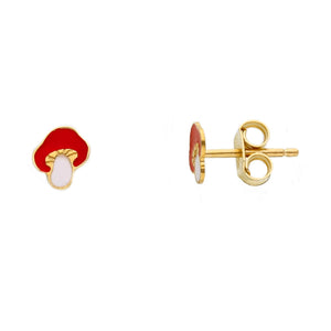 Mushroom Stud Earrings