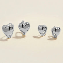 Load image into Gallery viewer, Boo heart mini huggie earrings