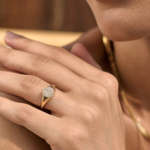 North Pinky Diamond Ring