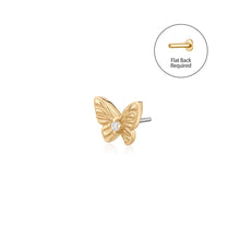 Load image into Gallery viewer, MARIPOSA | Lab Grown Diamond Accent Butterfly Threadless Top