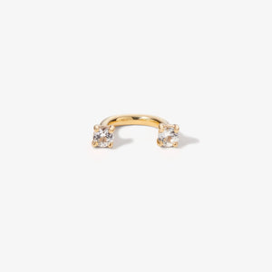 Frankie U Hoop Diamond Piercing Earring