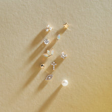 Load image into Gallery viewer, REESE| Lab Grown Diamond Piercing Top Earring 3.2mm/3.2mm