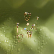 Load image into Gallery viewer, EMERSON | Lab Grown Diamond Triple Drop Piercing Top Earring