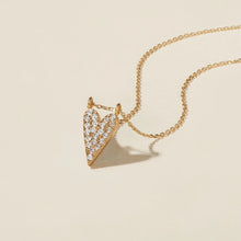 Load image into Gallery viewer, Brulee Crystal Heart Necklace