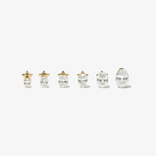 Load image into Gallery viewer, Luke oval diamond piercing