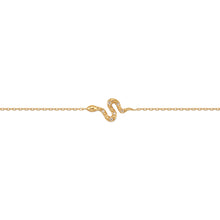 Load image into Gallery viewer, NEFERTITI  |  Diamond Snake Forever Bracelet