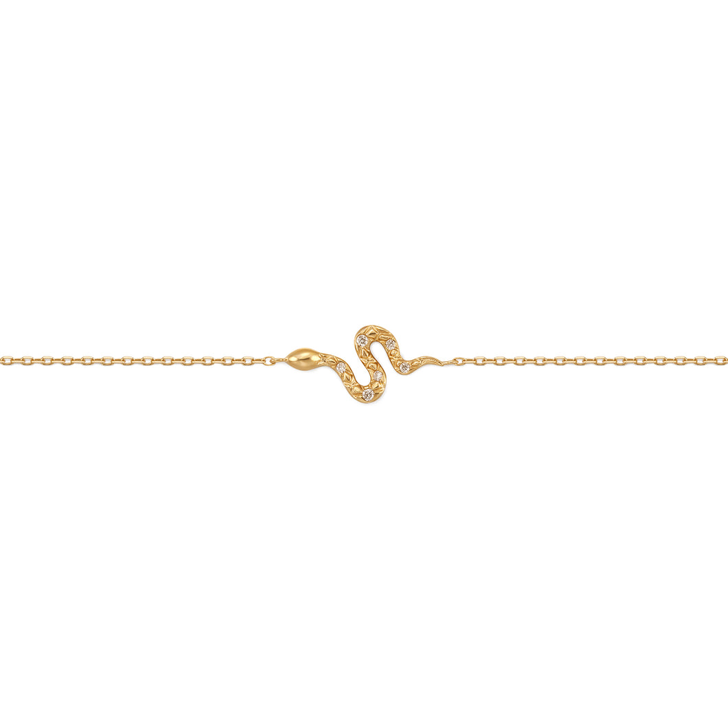 NEFERTITI  |  Diamond Snake Forever Bracelet