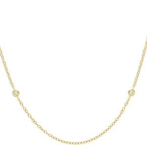 Plain Zirconia Necklace