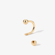Load image into Gallery viewer, Richards U Hoop Piercing Earring