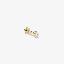Load image into Gallery viewer, Luke oval diamond piercing