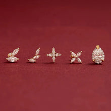 Load image into Gallery viewer, CALLISTA | Marquise Pointed Star Threaded Flatback